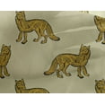 thumbnail image 4 of oneOone Georgette Viscose Fabric Fox Block Print Fabric By The Yard 42 Inch Wide, 4 of 4