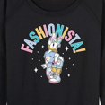 thumbnail image 3 of Mickey & Friends - Fashionista - Women's Lightweight French Terry Long Sleeve Shirt, 3 of 5