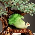 thumbnail image 3 of Crystal Money Tree Feng Shui Statue Wealth Decoration | Fortune Tree Gem Tree for Home Office Decor, Spiritual Ornament, 3 of 5