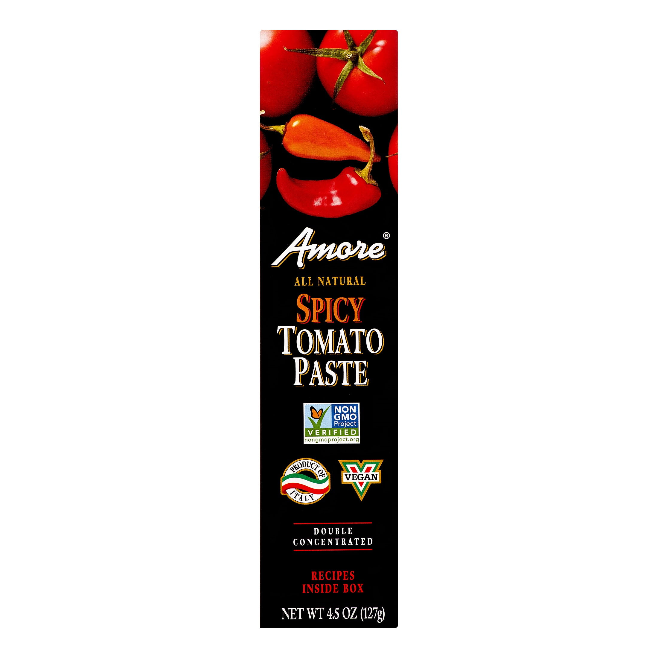 Amore Spicy Tomato Paste, 4.5 Oz