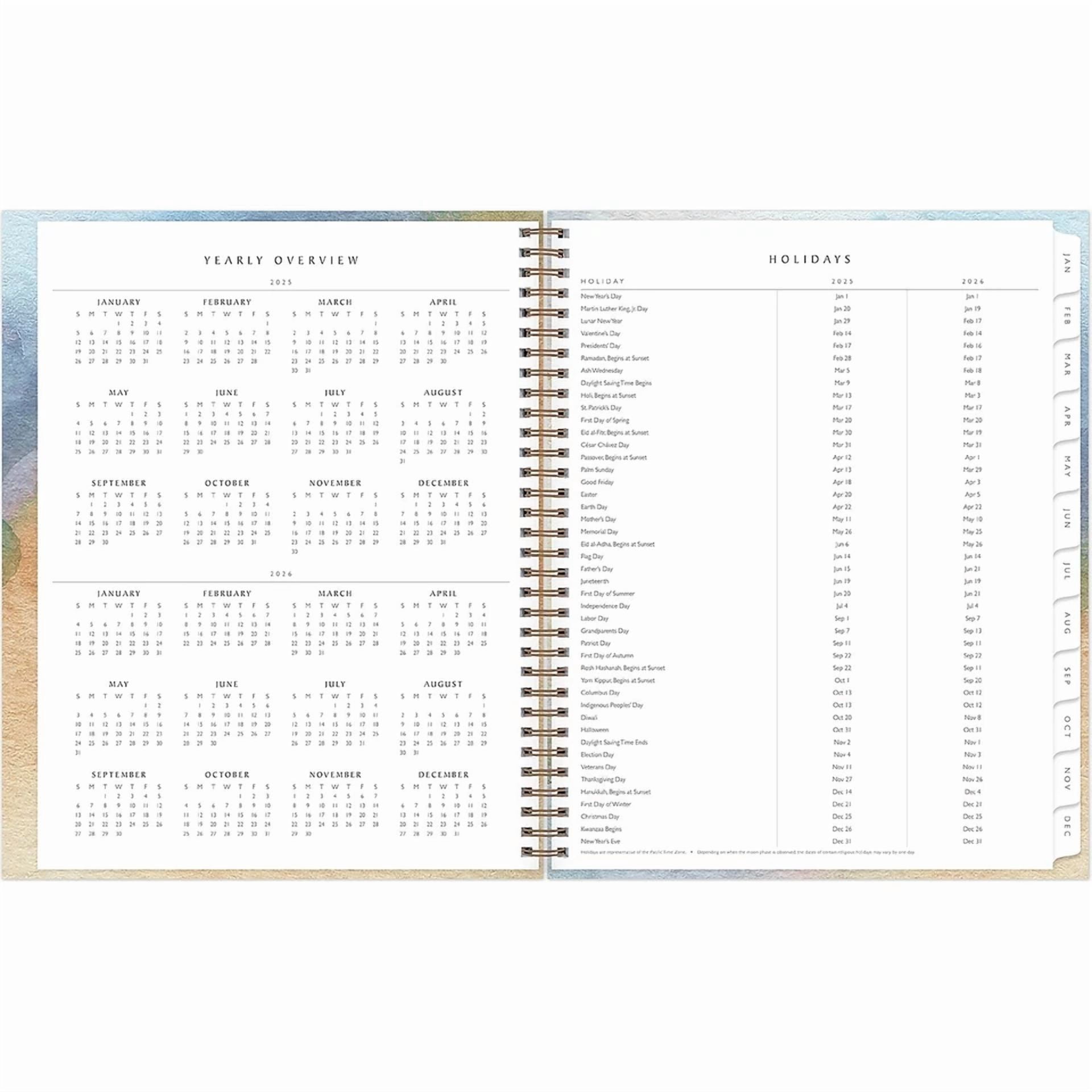 2025 Blue Sky Andreo 8.5" X 11" Weekly & Monthly Planner Paperboard Cover