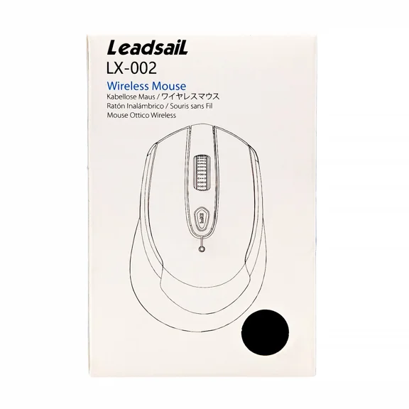 Leadsail Lx-002 Wireless Computer Mouse 2.4G Portable Slim Mouse Fast Shipping