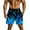 Light Blue, variant on Mens Workout Athletic Shorts 7 inch Inseam Quick Dry Hiking Shorts Men Lightweight Sports Gym Shorts Running Orange XL