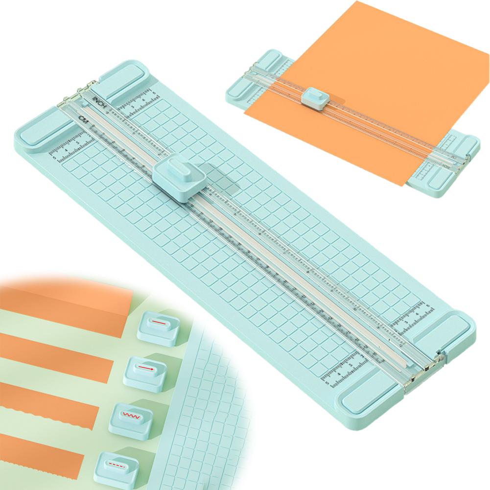 Coupe-papier 4 En 1 Portable - Outil Multifonction Scrapbooking, Découpe Précise Pour Bureau, école, Maison
