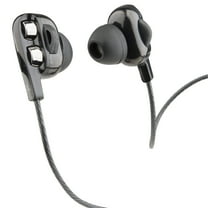 Mobilespec Dual Driver Wired Earbuds Black