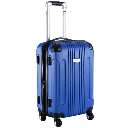 GLOBALWAY Expandable 20'' ABS Luggage Carry on Travel Bag Trolley Suitcase