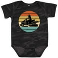thumbnail image 3 of Inktastic Snowmobile Retro Sunset Boys or Girls Baby Bodysuit, 3 of 5