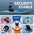 thumbnail image 3 of AISUNSS Inflatable Paddle Boards, EVA Non-Slip Deck, 11' x 32'' x 6'', Stability and Flexibility for Youth & Adults, 3 of 5