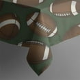 thumbnail image 5 of Football Pattern Square Tablecloth,Waterproof Square Table Cover,Wipeable Spillproof Washable Table Cover for Home Kitchen Party Decor 42"X42"(107x107cm), 5 of 6