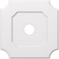 thumbnail image 1 of Ekena Millwork CMP28LE-05000 Médaillon de Plafond Contemporain de 28 Pouces x 5 Pouces ID Carré Locke Architectural Grade PVC, 1 of 3
