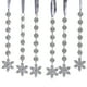thumbnail image 1 of 6 piezas de adornos navideños de copo de nieve colgantes de acrílico de cristal, decoración navideña, carámbano, colgante de gota de agua., 1 of 7