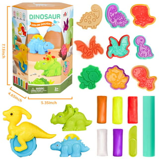 Dinosaur Playdough Tool Set for Toddlers, Kitchen Creations Playset and DIY  Toy Set, Dough Birthday Dinosaur Toys for Kids 3-5 and Up Boys and Girls -  Yahoo Shopping