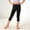 Black, variant on ATOGUTA Capri Leggings for Girl Kids Stretchy Elastic Waist Athletic Pants Summer Slim Skinny Sports Casual Tights Size 3T-13, Purple