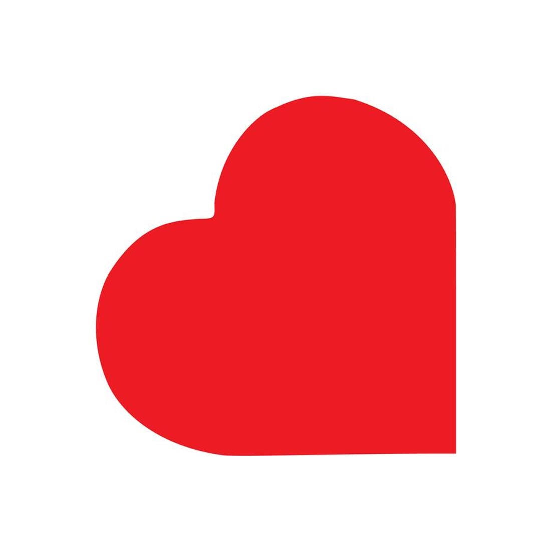 Creative Shapes Notepad Heart Large