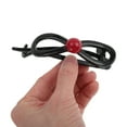 thumbnail image 4 of Unique Bargains 1 Pc Fashion Single Bead Hair Clips for Home Red Black, 4 of 5
