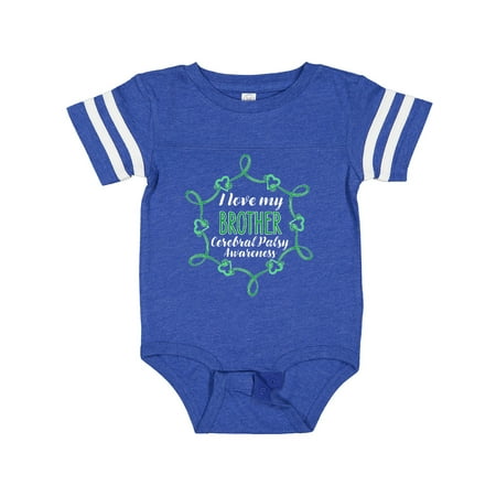 

Inktastic I Love My Brother Cerebral Palsy Awareness Gift Baby Boy or Baby Girl Bodysuit