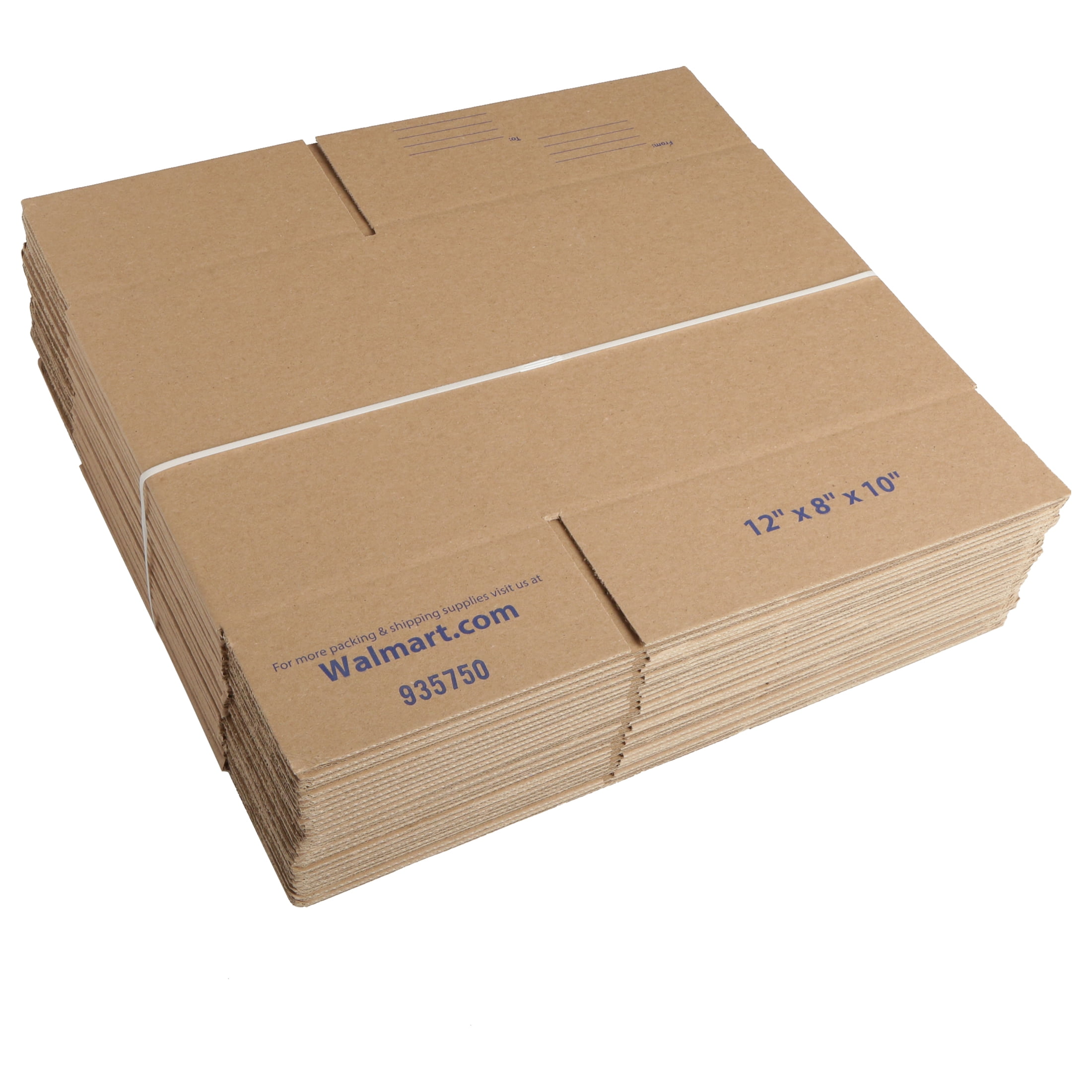 Pen+Gear Recycled Shipping Boxes 12 in. L x 8 in. W x 10 in. H, 30-Count
