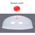 thumbnail image 3 of Large Microwave Cover for Food Easy Grip Microwave Splatter Cover Guard Lid with, 3 of 10