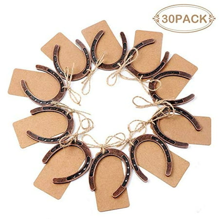 30pcs Good Lucky Horseshoe Wedding Favors For Guests Rustic