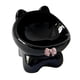 thumbnail image 4 of Tazón de gato elevado inclinado Tazón de alimentación de mascotas Minimalista Anti vómitos Protección contra el cuello Dispensador de alimentos de negro, 4 of 9
