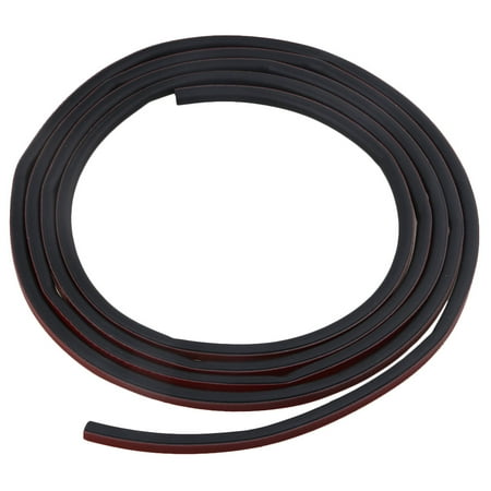 BQLZR 3 Meters Length 9x8MM Black Red Garage Door Weatherstrip Silicone Sealing Strip for Sliding Windows Sliding Doors