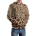 thumbnail image 5 of Giraffe Pattern Men's Women New Sweatshirt Hoodie Men's Plus Size Sweatshirt Hooded Sweatshirt 3d Printed Street Men's Cloth, 5 of 6
