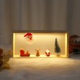 thumbnail image 4 of Soporte de Luz de Noche Navideña, Papá LED, Decoraciones, Soporte de Presentación, Mini Soporte de Decoración de Árbol de Navidad A, 4 of 5
