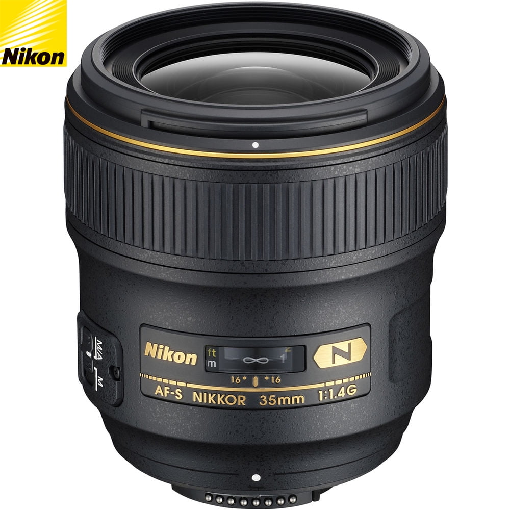 Nikon AF FX Full Frame NIKKOR 35mm f/1.4G Fixed Focal Length Lens with Auto Focus 2198