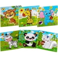 thumbnail image 1 of Rompecabezas de madera para niños de 2 a 5 años Rompecabezas para niños pequeños 9 piezas Juego de juguetes educativos de aprendizaje preescolar Rompecabezas de animales para niños y niñas de 2 3 4 a, 1 of 5
