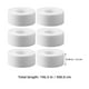 thumbnail image 2 of 6 rollos de cinta autoadhesiva para el sudor, protector de cuello desechable para camisa, 5 metros, 2 of 7