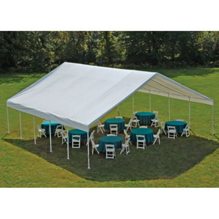 Ultra Max 30' x 30' White Industrial Canopy