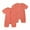 Orange, variant on EQWLJWE Baby Boys and Girls' Summer Short Sleeve One-Piece Romper Cute Cartoon Zipper Jumpsuit Outfits