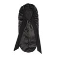 thumbnail image 1 of Women Bonnet Sleeping Hat Long Tail Braid Hair Night Sleep Cap Head Shower Caps for Sauna Bathing Bo, 1 of 5