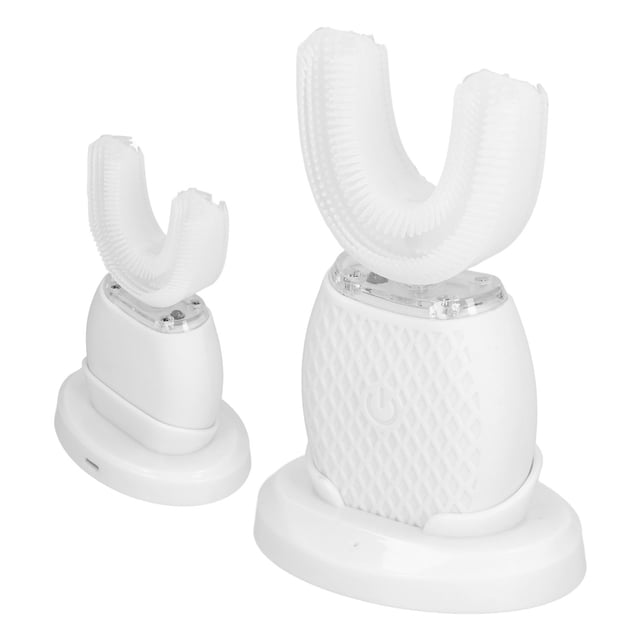 Cepillo De Dientes Eléctrico En Forma De U, Cepillo De Dientes Automático Ultrasónico Con Carga USB, Limpieza Bucal Lavable De 360 Para Blanquear Los Dientes