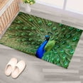 thumbnail image 6 of Peacock Rug, Modern Rug, Beautiful Peacock Rug, Animal Rugs, Round Rug, Luxury Rug, Wall Hanging Rug, Nursery Rug, Front Door Rug, 2'x3' - 60x90 cm, 6 of 8