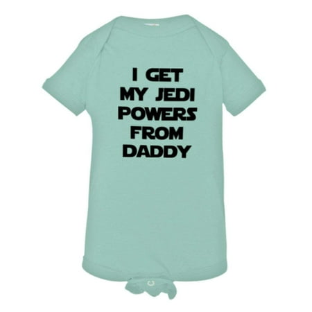 

PleaseMeTees™ Baby I Get My Jedi Powers From Daddy HQ Jumpsuit