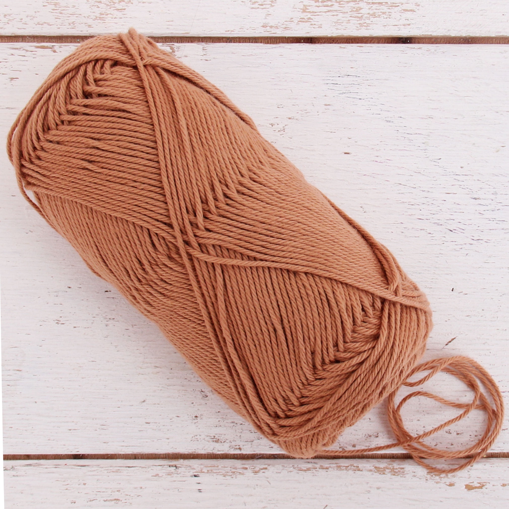Threadart 100% Pure Cotton Crochet Yarn Size 2 | 50 gram Skeins |165 yds per Skein | Fine #2 | Beige | Color 3526