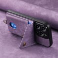 thumbnail image 3 of Nalacover for Samsung Note 20 Ultra, Slim Case Wallet with Credit Card Holder, Back Flip Premium Leather Magnetic Clasp Kickstand Wirst Hand Strap Shockproof Cover for Galaxy Note 20 Ultra, Purple, 3 of 7