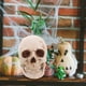 thumbnail image 3 of Modelo de cráneo humano de resina de simulación a tamaño real 1:1, esqueleto didáctico de rastreo anatómico médico, estatua decorativa de Halloween, 3 of 5