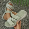 thumbnail image 5 of Wowcloth Women's Wedge Heel Sandals – Comfortable Strap Slip-On with Soft Sole & Wide Width for Fashionable Casual Wear in Spring and Summer, 5 of 9