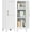 1 Door-White, variant on Pantry Cabinet,Kitchen Pantry Storage Cabinet with Doors and Adjustable Shelves,White Metal Kitchen Pantry Cabinet,Food Pantry Cabinet for Kitchen,Dinning Room- Assembly Required/White