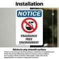 thumbnail image 3 of (2 Pack) Fragrance Free Environment Sign, 3 of 7