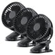 thumbnail image 2 of Mini Ventiladores de Escritorio MiniBreezeBlack 3Pzas 4"Ø Negro USB 5V 3 Velocidades Ventiladores de Escritorio. VentDepot MXMZE-003, 2 of 2