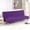 Purple, variant on SHANNA Solid Color Sofa Cover Armless Chair Cover Protective Cover Foldable Elastic Furniture Non-Slip Machine Washable (Purple)