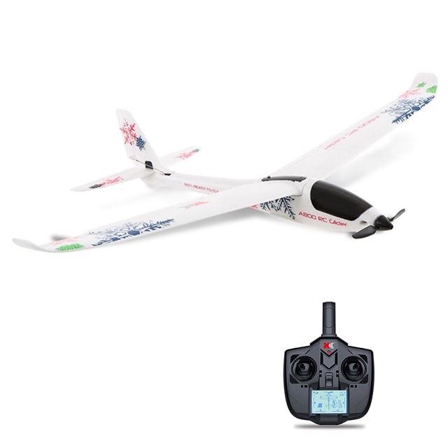 Dispositivo inteligente remoto XK A800 RC Avión 780 mm Envergadura 5CH 3D 6G Modo EPO Avión de ala fija Fácil de volar RTF XK Dispositivo inteligente remoto