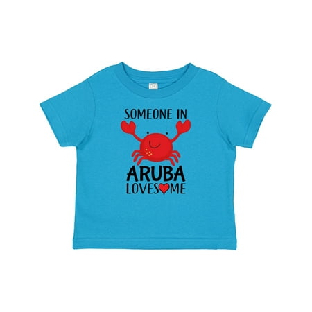 

Inktastic Someone in Aruba Loves Me Gift Baby Boy or Baby Girl T-Shirt