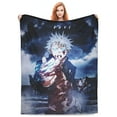 thumbnail image 3 of Jujutsu Kaisen Fleece Blanket Super Soft Cozy Throw Blanket Fuzzy Comfy Flannel Blanket Warm Plush Blankets And Throws For Couch, Sofa, Bed 50"X40", 3 of 6