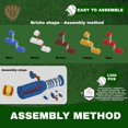 thumbnail image 4 of Set de bloques de construcción Snaptor Softball de 1300 piezas, para mayores de 14 años, 4 of 8
