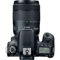 thumbnail image 3 of Canon EOS 77D DSLR Camera with 18-135mm is USM Lens + UV FLD CPL Filter Kit + 4 PC Macro Kit + Wide Angle & Telephoto Lens + Camera Case + Tripod + Card Reader - Intl Model, 3 of 5