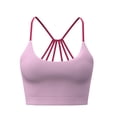 thumbnail image 3 of Vetsdori Womens Racerback Sports Bras No Underwire Bralette Workout Soft,Padded Casual Bras for Women Summer, 3 of 7